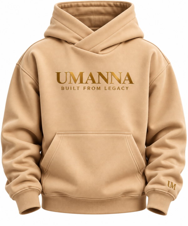Luxury UMANNA tan hoodie product photo