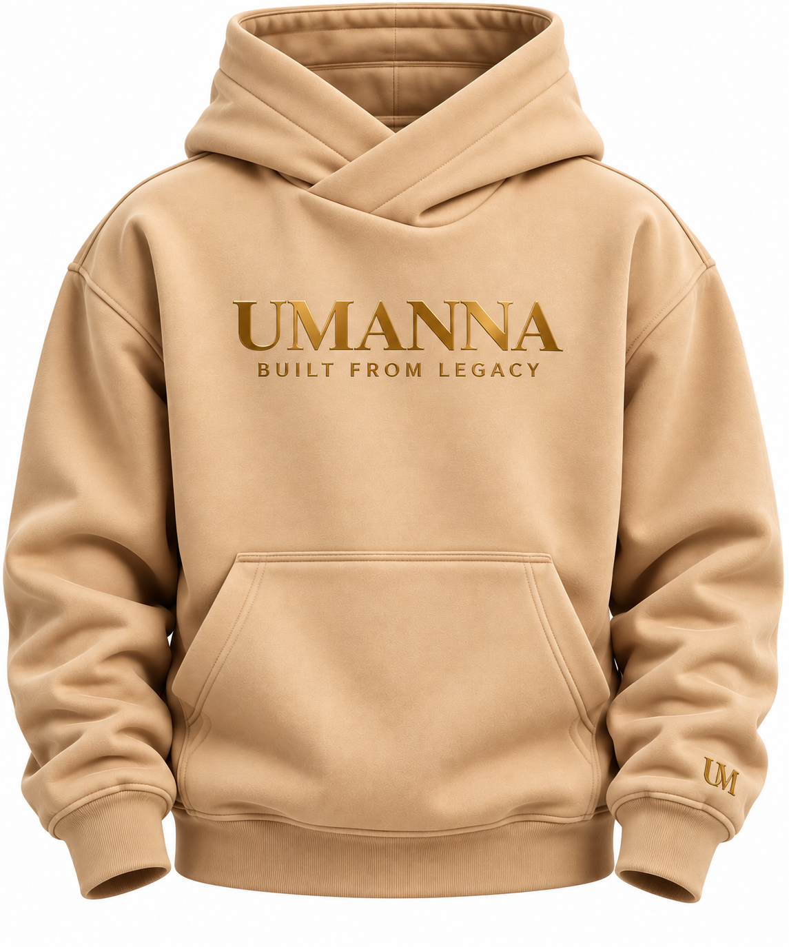 Luxury UMANNA tan hoodie product photo