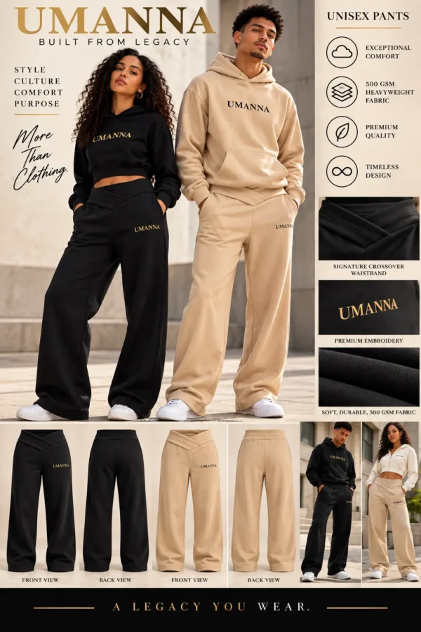 Umanna Unisex Pants – Legacy Collection - Image 1