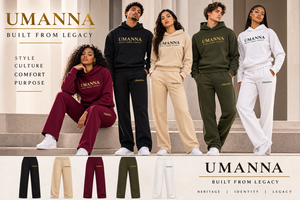 UMANNA Built From Legacy clothing catalog